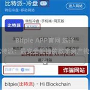 Bitpie APP官网 选择比特派：最安全便捷的数字资产钱包