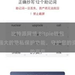 比特派网络 Bitpie钱包：强大的隐私保护功能，守护您的资产